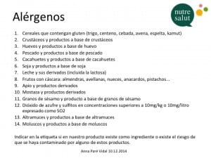 Diapositiva alérgenos